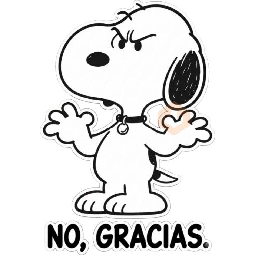 Snoopy enojado 🐾😡 sticker 11