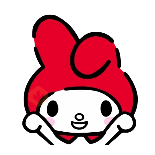 ❤️ Emojis My Melody Rojo ❤️ sticker 16