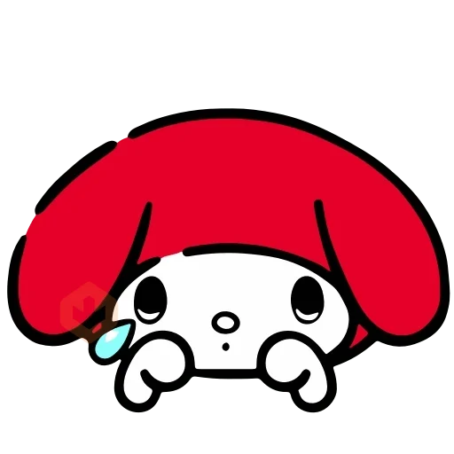 ❤️ Emojis My Melody Rojo ❤️ sticker 19