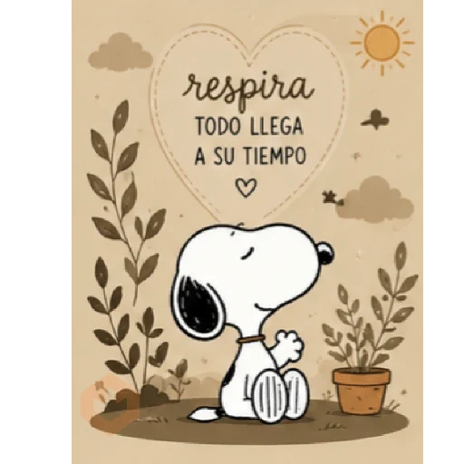 Snoopy Frases Bonitas 💬💓✨🌈🐾 sticker 12