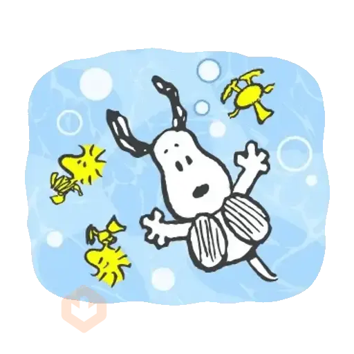 🦴 Snoopy animado 🦴🐶🏡 sticker 12