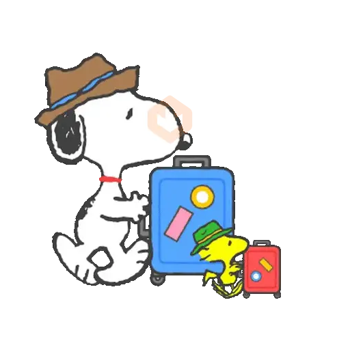 🦴 Snoopy animado 🦴🐶🏡 sticker 13