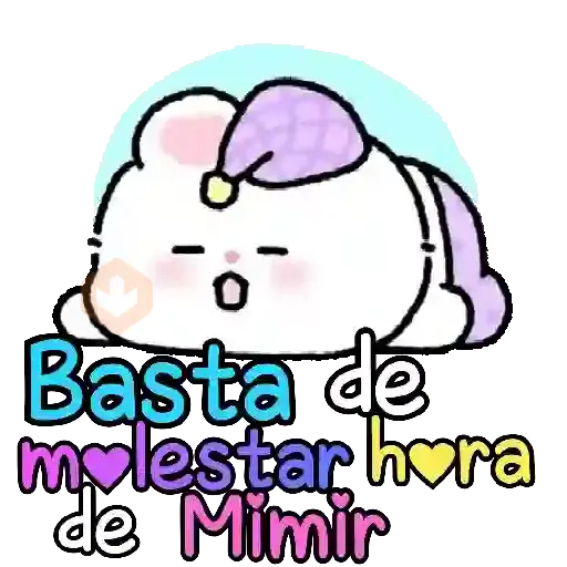 Bunny cute texto para chat 🐇💬 sticker 20