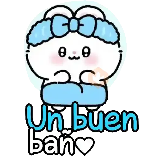 Bunny cute texto para chat 🐇💬 sticker 14