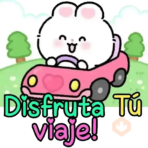 Bunny cute texto para chat 🐇💬 sticker 21