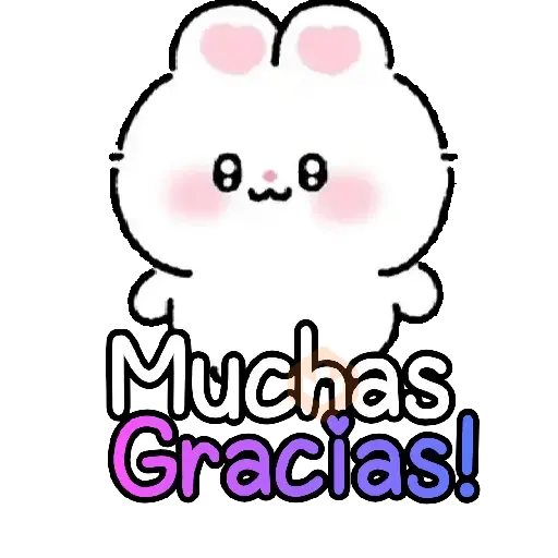 Bunny cute texto para chat 🐇💬 sticker 25