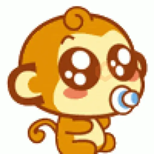 ❀ᮬ🐵⣧ ᩡᩡ Monitos !! sticker 11