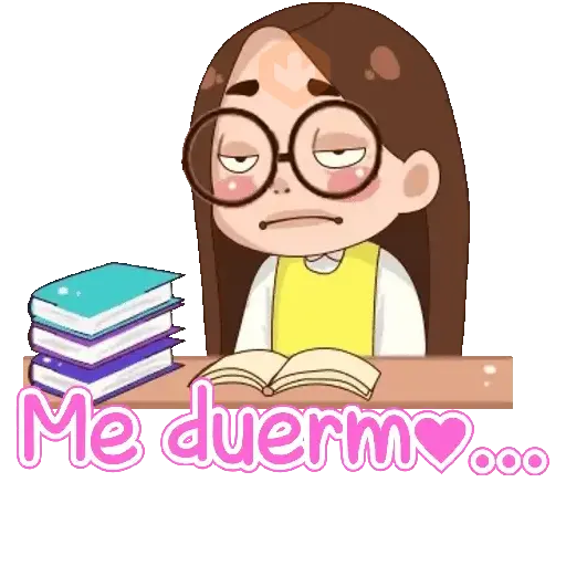 Niña kawai con texto 🌈🎀✨ sticker 23