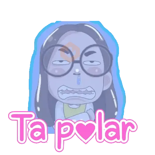Niña kawai con texto 🌈🎀✨ sticker 18
