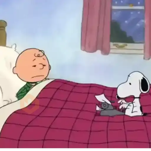 Snoopy situación meme🐾✨ sticker 19