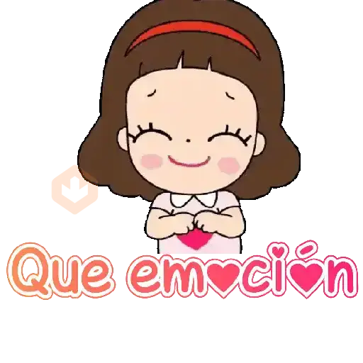 Niñita para el chat con texto💬 sticker 20