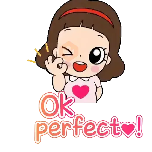 Niñita para el chat con texto💬 sticker 18