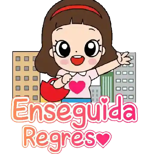 Niñita para el chat con texto💬 sticker 28