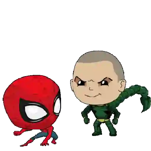 Homem Aranha animado sticker 11
