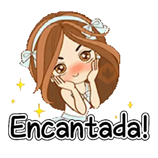 Girl Texto para el chat🌈✨🎀 sticker 11