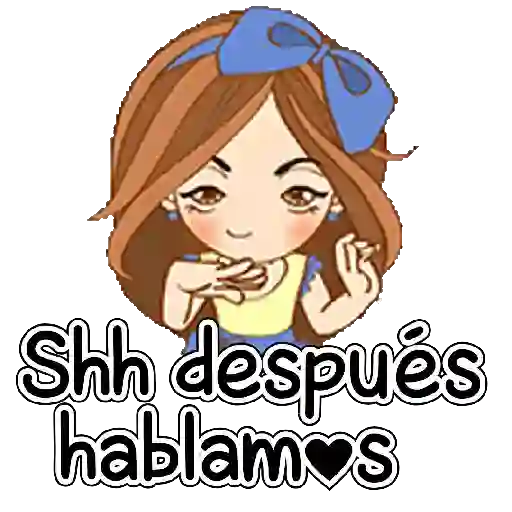 Girl Texto para el chat🌈✨🎀 sticker 12