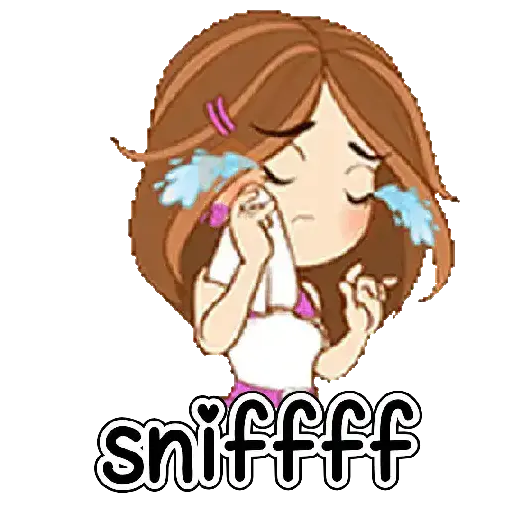 Girl Texto para el chat🌈✨🎀 sticker 18