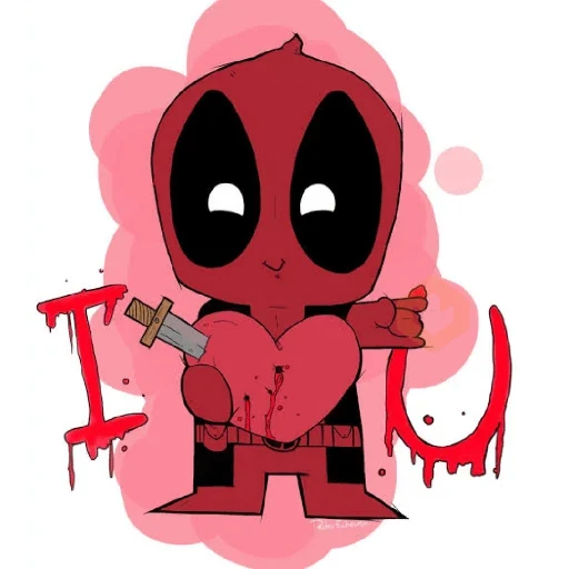 spiderman deadpool sticker 17