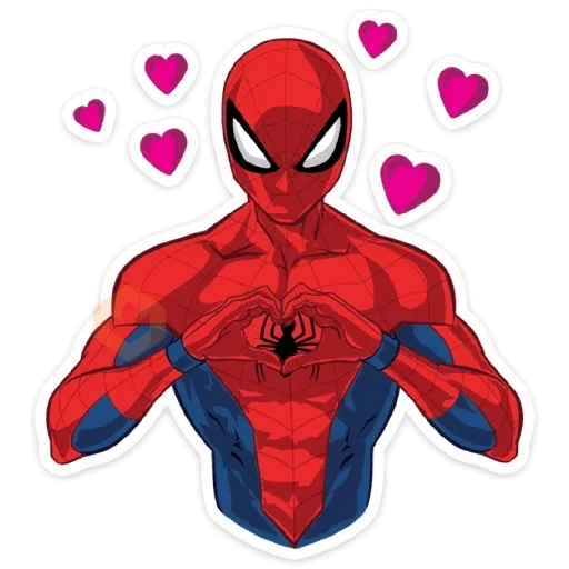 spiderman deadpool sticker 22