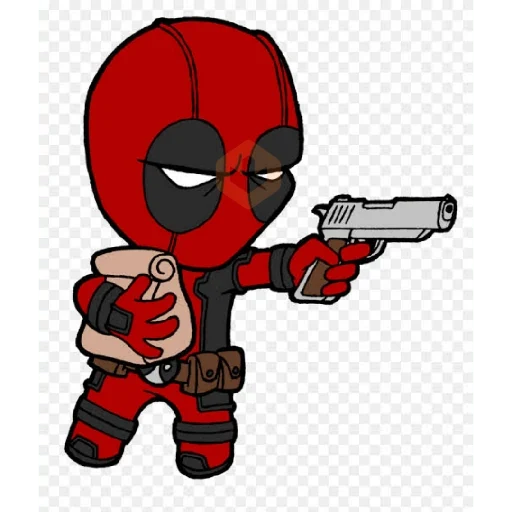 spiderman deadpool sticker 13