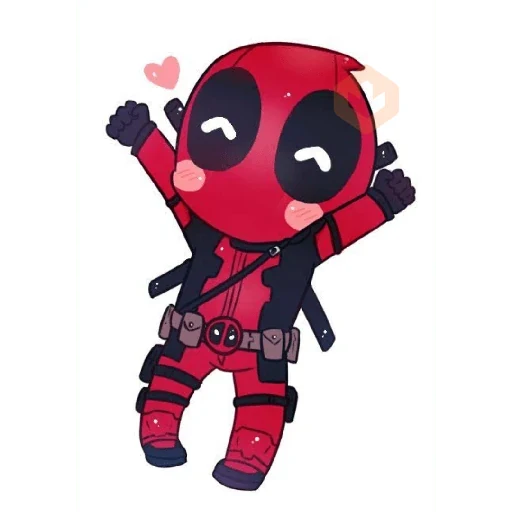 spiderman deadpool sticker 15