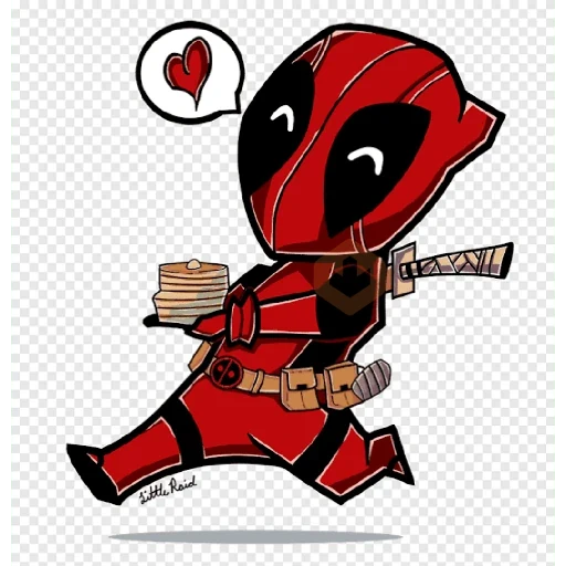 spiderman deadpool sticker 14