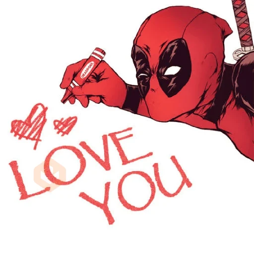 spiderman deadpool sticker 19