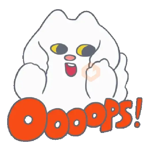 Ups! 🫢 anim sticker 14