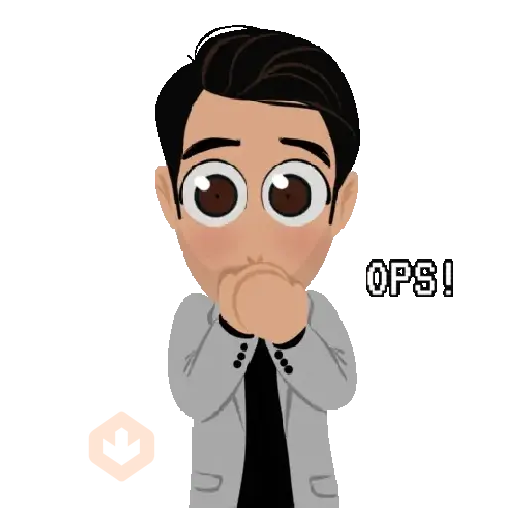 Ups! 🫢 anim sticker 12