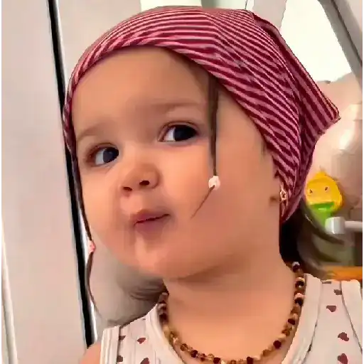 Bebês fofos reagindo sticker 12