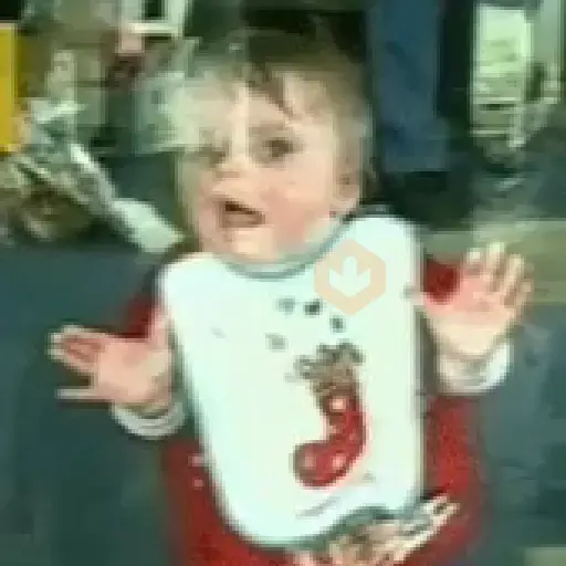 Bebês fofos reagindo sticker 14