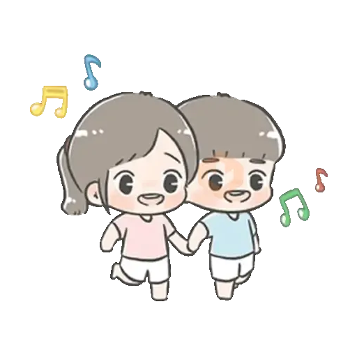 Amor Couple Chibi ✨🌈❤ sticker 14