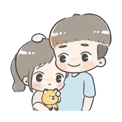 Amor Couple Chibi ✨🌈❤ sticker 18