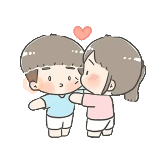 Amor Couple Chibi ✨🌈❤ sticker 20