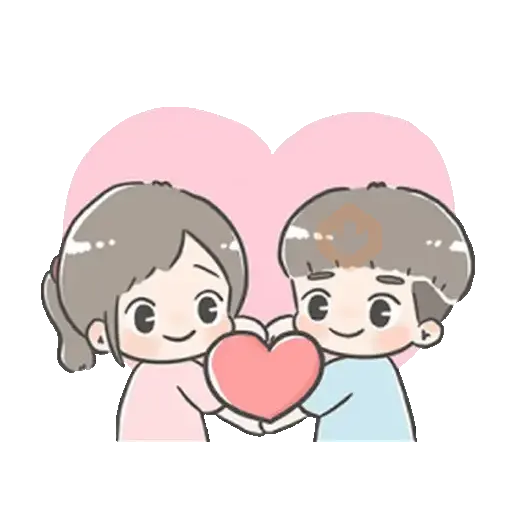 Amor Couple Chibi ✨🌈❤ sticker 11