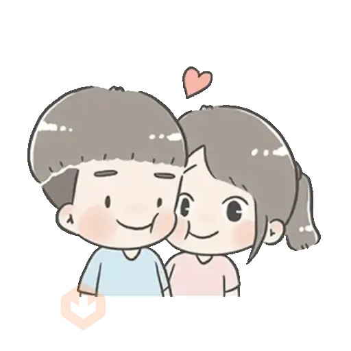 Amor Couple Chibi ✨🌈❤ sticker 12