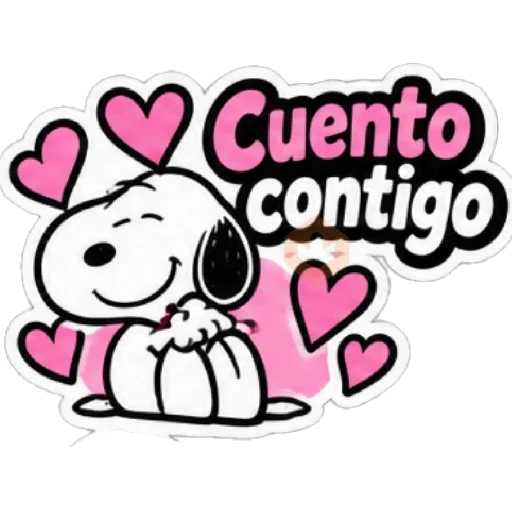 Snoopy al Chat 🐾🗯️❤️ sticker 14