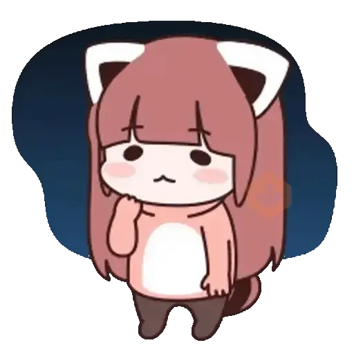 Niña gato 🐾🎀✨ sticker 17