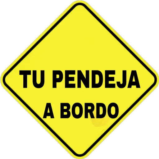 A BORDO sticker 20