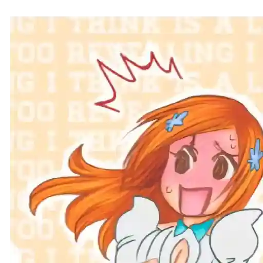 Orihime × Bleach sticker 12