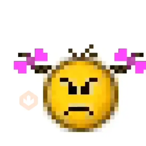 Emojis Pixel sticker 19