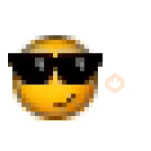 Emojis Pixel sticker 17