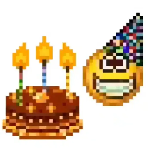 Emojis Pixel sticker 11