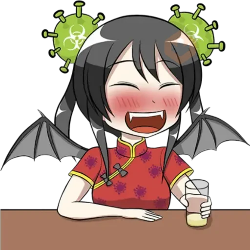 Corona Chan sticker 22