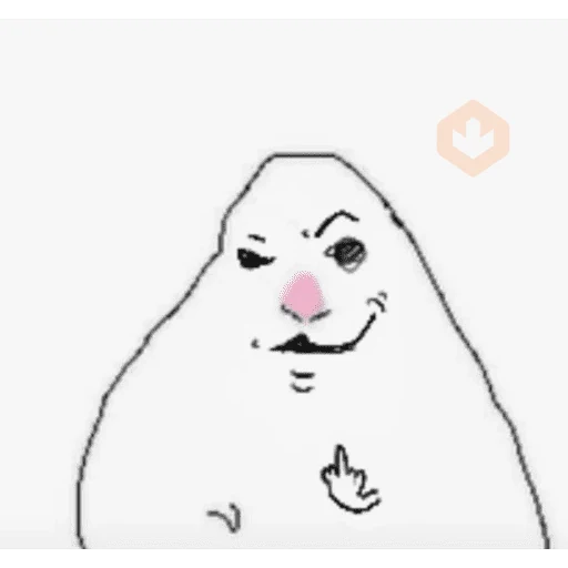 Hámster dibujo meme sticker 27