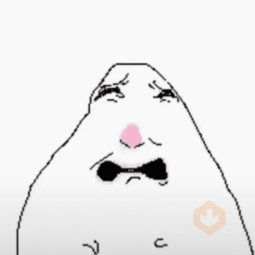 Hámster dibujo meme sticker 21