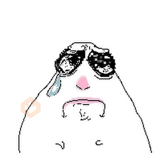 Hámster dibujo meme sticker 19