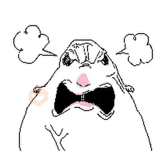 Hámster dibujo meme sticker 16