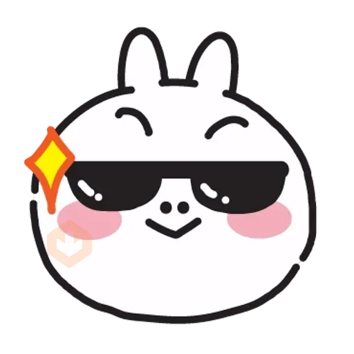Funny Conejo Emoji 🐰✨ sticker 19