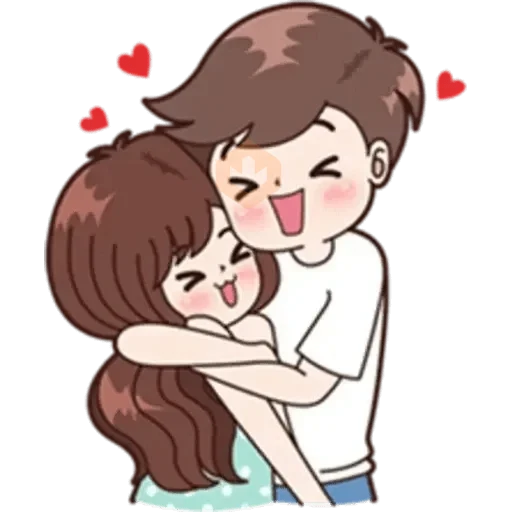 Pareja de Amor Chibi ❤️🌈✨ sticker 13